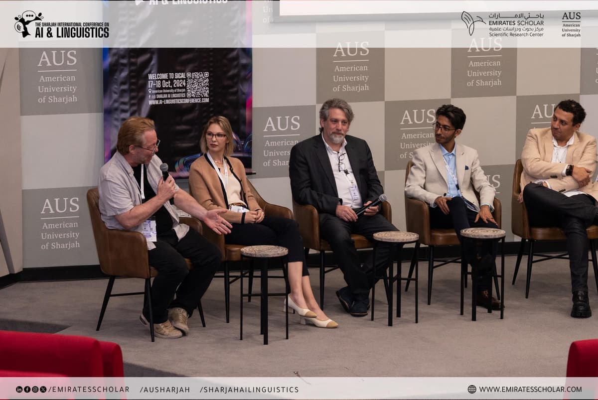 Hazem Ali engaging at Sharjah AI