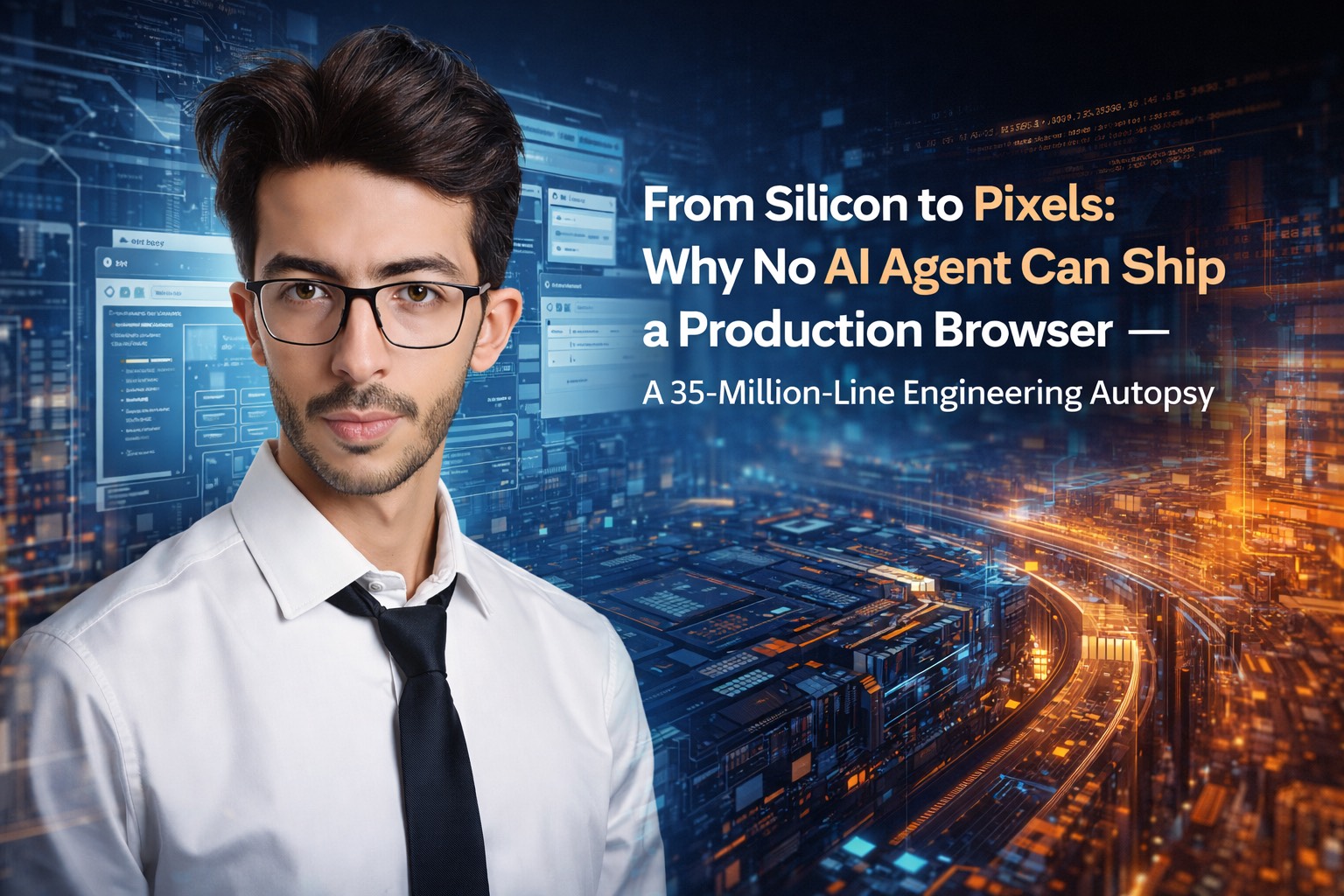 From Silicon to Pixels: Why No AI Agent Can Ship a Production Browser — A 35-Million-Line Engineering Autopsy